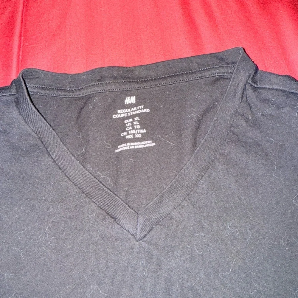 H&M Black Short Sleeve Tees Casual Cotton - Picture 2 of 3